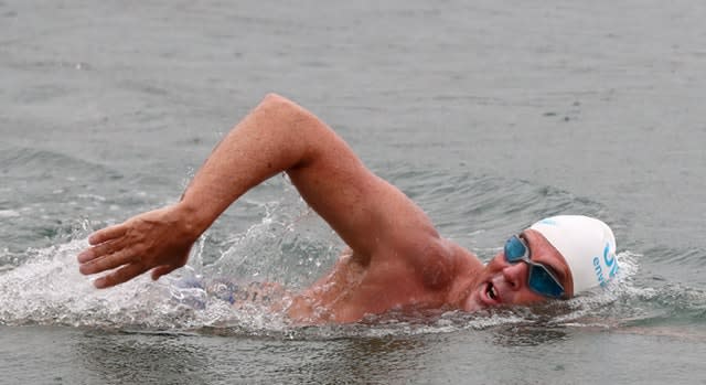 Lewis Pugh, who swam the length of the English Channel last year, will be training in the Outer Hebrides (Gareth Fuller/PA)