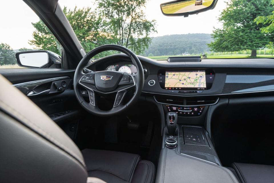 <p>The CT6-V’s interior feels and looks plasticky despite a price tag approaching $100,000.</p>