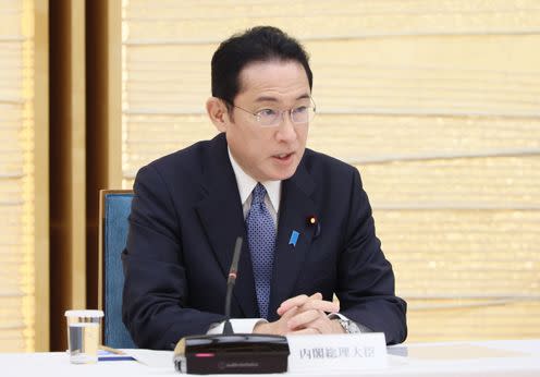 日本首相岸田文雄宣布加碼制裁俄羅斯。   圖：翻攝日本國首相官邸官網（資料照片）