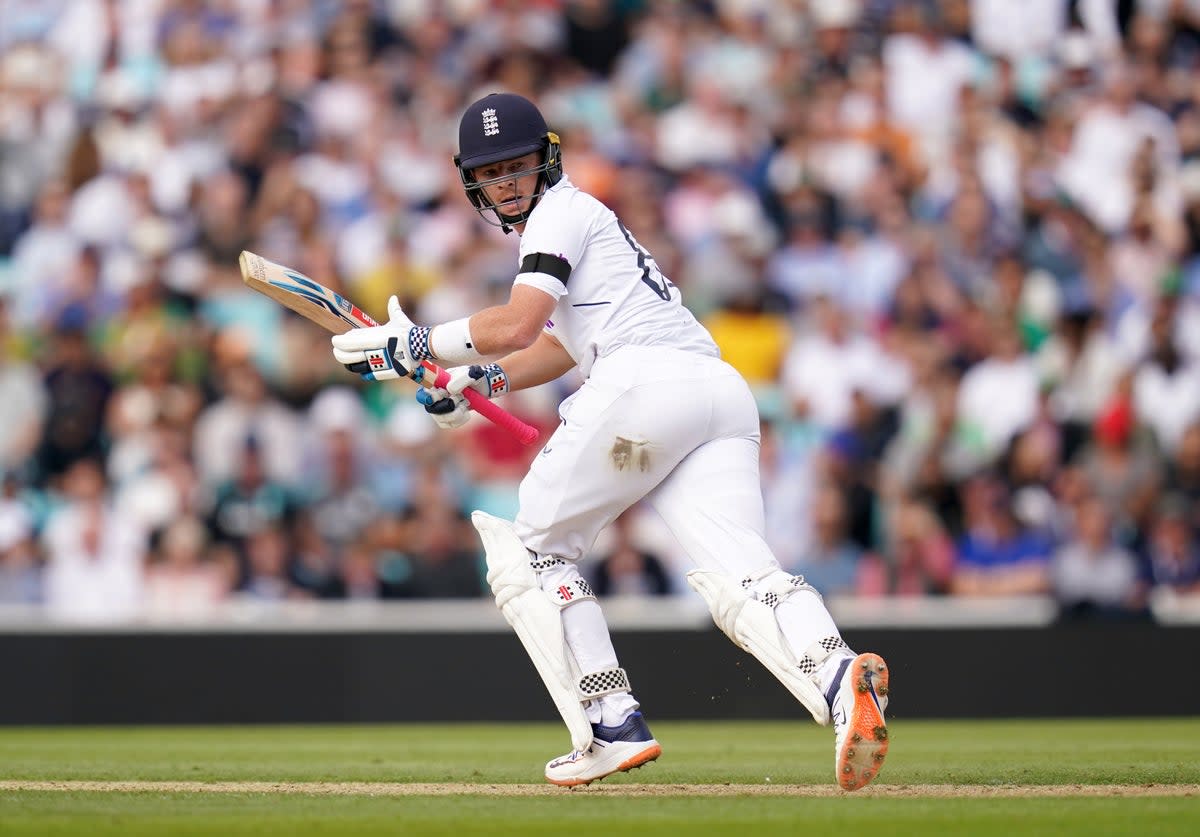 Ollie Pope impressed for England (John Walton/PA) (PA Wire)