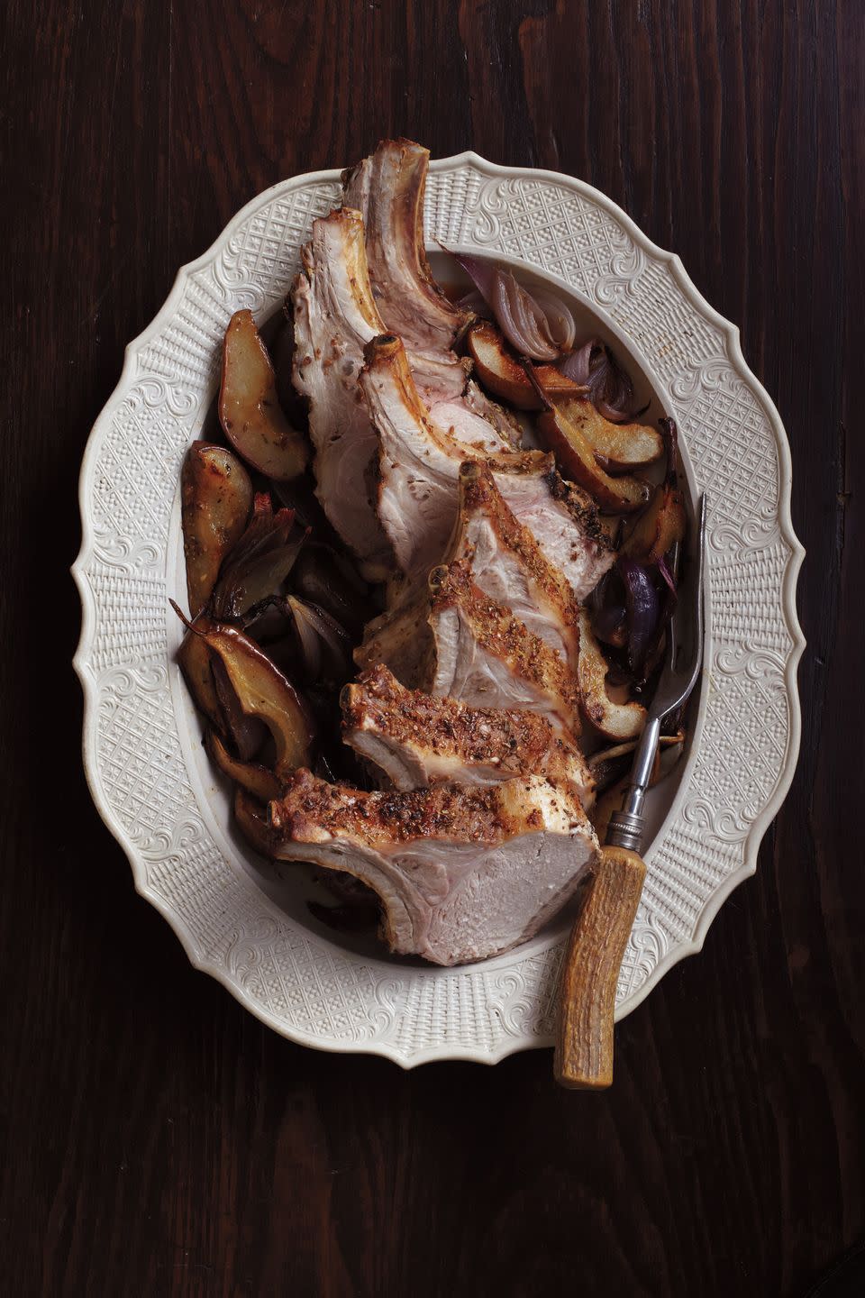 <p>There's nothing typical about this roast: Pears, fennel, and a touch of coriander combine for a taste that's succulent and earthy, with just a hint of citrus.</p><p><a href="https://www.womansday.com/food-recipes/food-drinks/recipes/a11265/fennel-garlic-roast-pork-loin-red-onions-pears-recipe-125155/" rel="nofollow noopener" target="_blank" data-ylk="slk:Get the Fennel and Garlic Roast Pork Loin recipe.;elm:context_link;itc:0;sec:content-canvas" class="link "><em><strong>Get the Fennel and Garlic Roast Pork Loin recipe.</strong></em></a> </p><p><strong>What You'll Need: </strong><a href="https://www.amazon.com/gp/offer-listing/B014DTX0LY/ref=dp_olp_0?ie=UTF8&condition=all&tag=syn-yahoo-20&ascsubtag=%5Bartid%7C10070.g.2055%5Bsrc%7Cyahoo-us" rel="nofollow noopener" target="_blank" data-ylk="slk:Pro Chef Stainless Steel Colander Strainer;elm:context_link;itc:0;sec:content-canvas" class="link ">Pro Chef Stainless Steel Colander Strainer</a> ($29, Amazon)<br></p>
