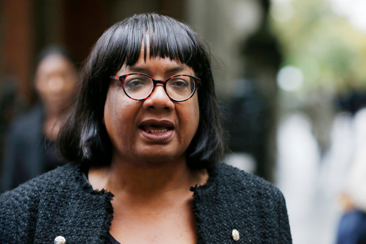 Hester reportedly said in a 2019 company meeting that Abbott, Britain’s longest-serving Black legislator, “should be shot” (Getty Images)