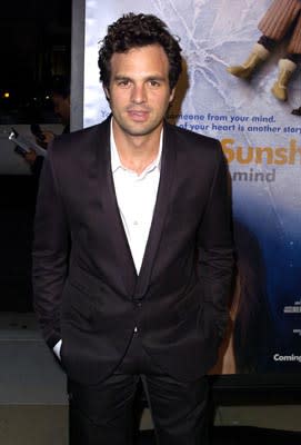 Mark Ruffalo at the LA premiere of Focus' Eternal Sunshine of the Spotless Mind