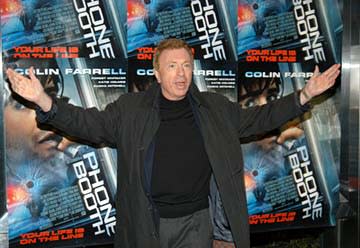 Larry Cohen at the New York premiere of 20th Century Fox's Phone Booth