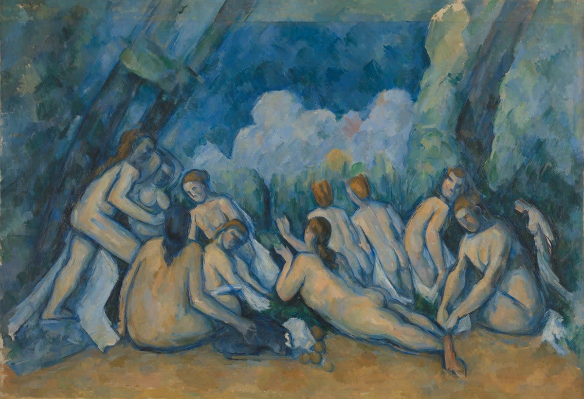 Bathers by Paul Cezanne, 1894-1905 ( )