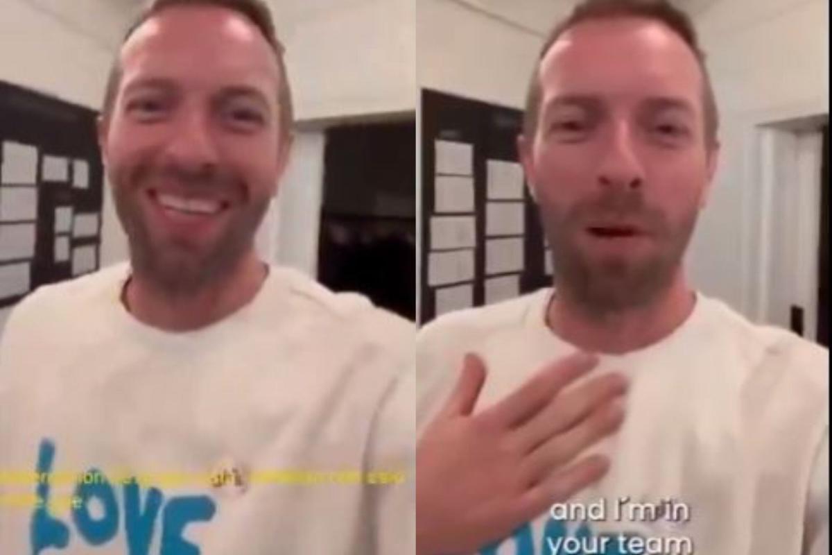 The message in Spanish from Coldplay leader Chris Martin to Lionel Messi surprised everyone