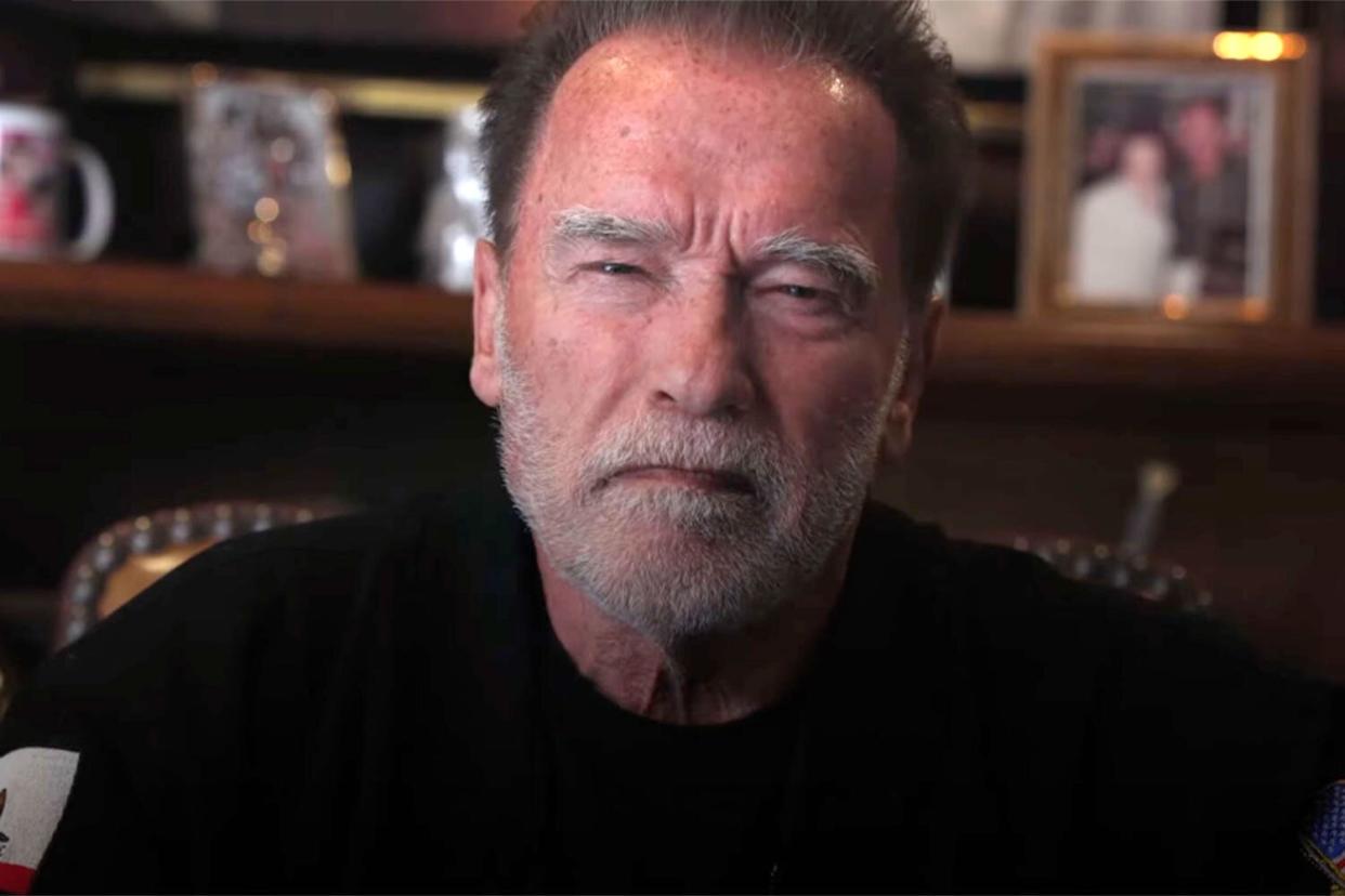 https://www.youtube.com/watch?v=jsETTn7DehI — Arnold Schwarzenegger Denounces 'Easy Path of Hate' in Heartfelt Speech: 'The Path of the Weak'