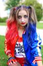 <p>Ever since the movie <em>Suicide Squad</em> came out, Harley Quinn has become a popular costume choice for girls of all ages. It's easy to understand why: Not only is the outfit easy to create, but the bright colors also make it fun to wear.</p><p><strong>Get the tutorial at <a href="http://www.cutegirlshairstyles.com/hairstyles/time/5-10mins/harley-quinn-pigtails/" rel="nofollow noopener" target="_blank" data-ylk="slk:Cute Girls Hairstyles;elm:context_link;itc:0;sec:content-canvas" class="link ">Cute Girls Hairstyles</a>.</strong></p><p><strong><a class="link " href="https://www.amazon.com/Suicide-Harley-Daddys-Little-Monster/dp/B01JSFMYCE/?tag=syn-yahoo-20&ascsubtag=%5Bartid%7C10050.g.22118522%5Bsrc%7Cyahoo-us" rel="nofollow noopener" target="_blank" data-ylk="slk:SHOP SHIRTS;elm:context_link;itc:0;sec:content-canvas">SHOP SHIRTS</a><br></strong></p>