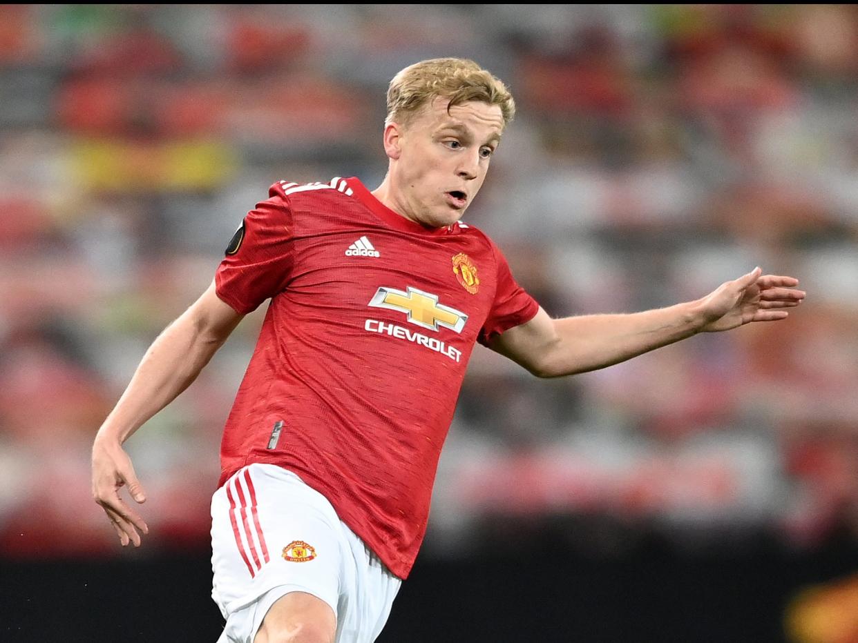 Manchester United midfielder Donny van de Beek (Getty Images)