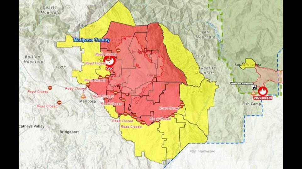 The Oak Fire has burned 16,791 acres since it started on Friday and is 10% contained, Cal Fire said in a Monday, July 25, 2022, morning update. 