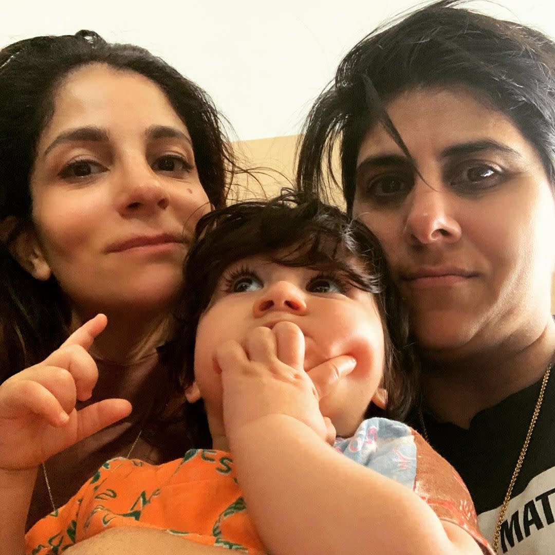 Roya Rastegar opens up about facing humiliation while traveling with her son, Neev, and wife Moj Mahdara. (Photo: Instagram)