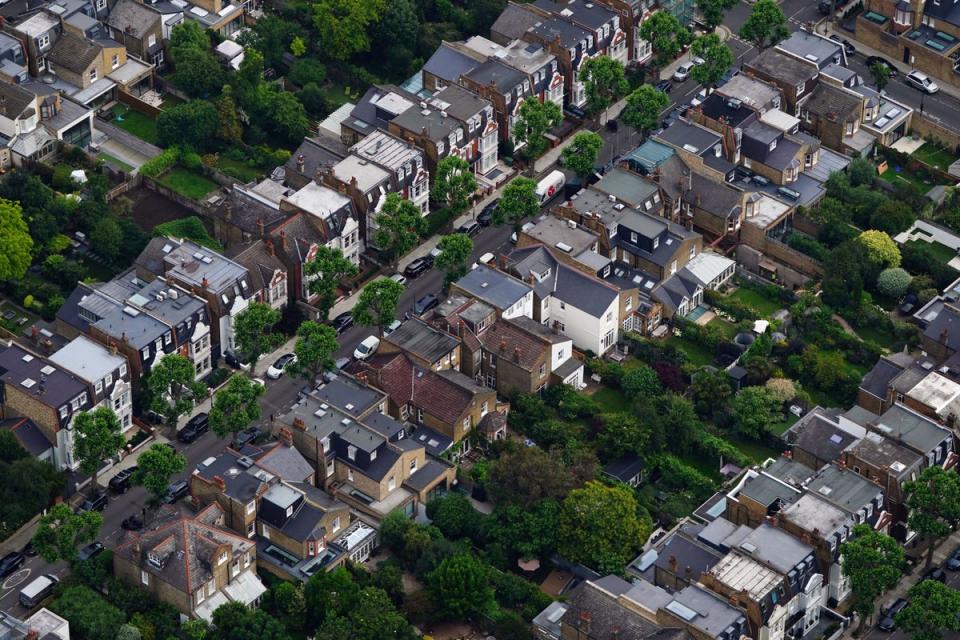 London house prices fell 3.6% in October (PA Wire)