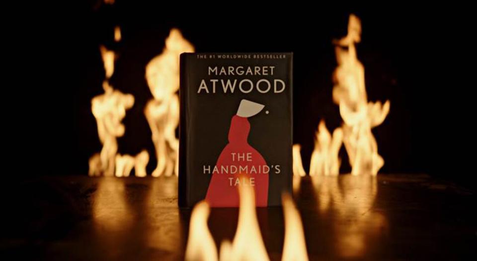 Margaret Atwood Uses a Flamethrower on the 'Unburnable' Edition of The Handmaid's Tale in Protest of Book Burning Across the U.S.