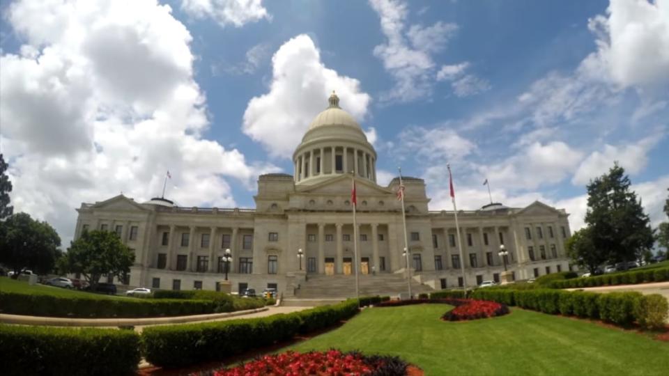 The Arkansas Senate has advanced a bill banning affirmative action at local and state agencies, a move that Republican state Sen. Dan Sullivan claims would outlaw discrimination. Opponents say it would jeopardize initiatives. (Photo: Screenshot/YouTube.com/Arkansas Secretary of State John Thurston)