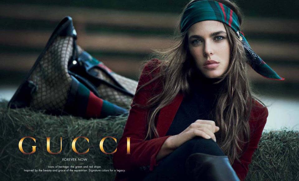 Charlotte Casiraghi's Gucci campaign