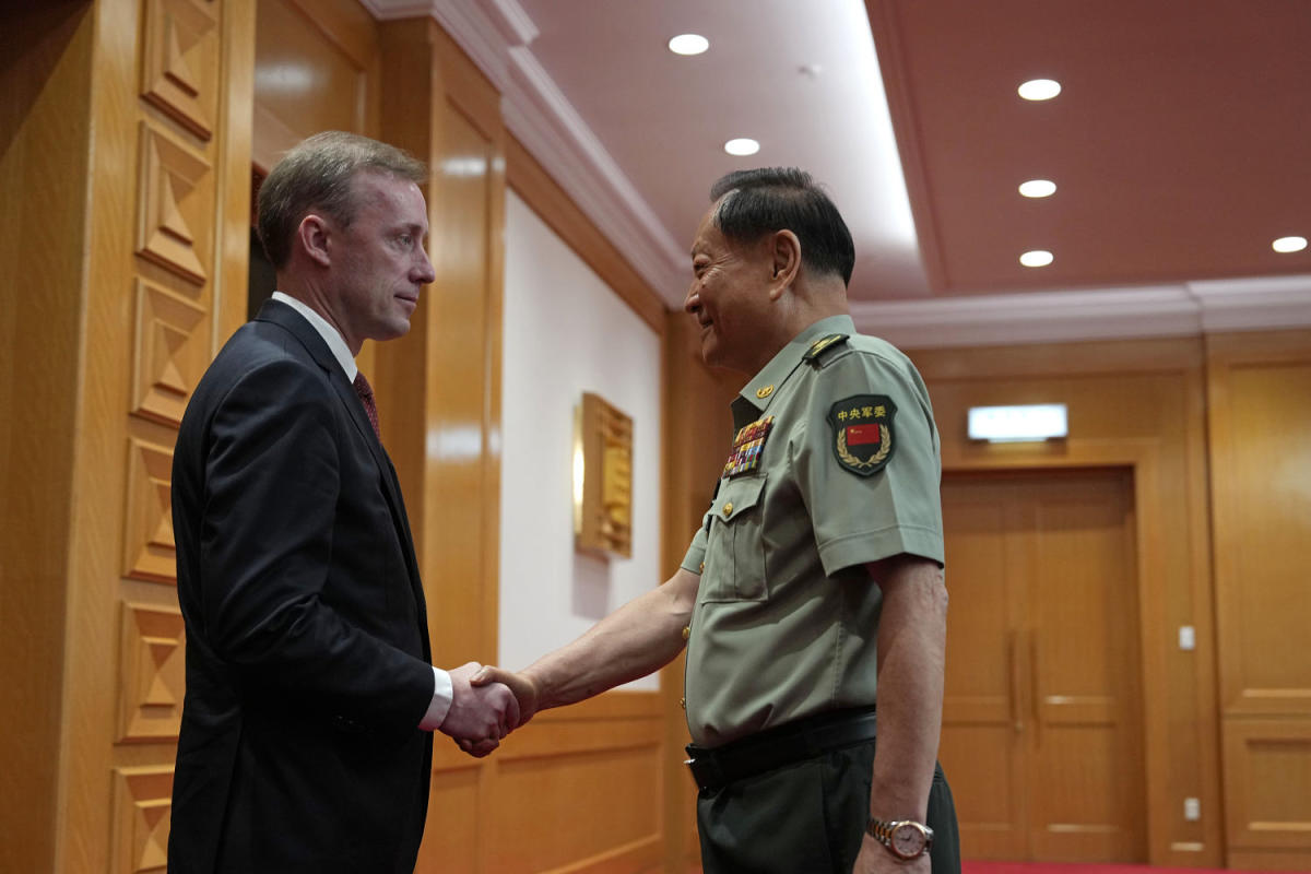 National security adviser Jake Sullivan meets with top Chinese defense official in Beijing