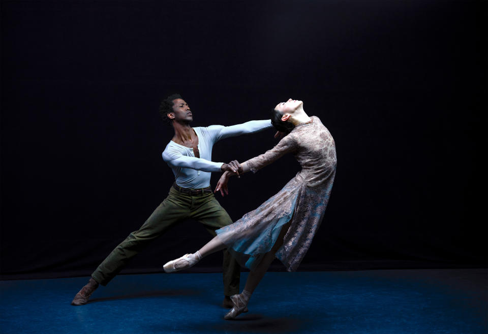 Hee Seo and Calvin Royal III in Wayne McGregor’s 'Woolf Works.' Photo/ Fabrizio Ferri