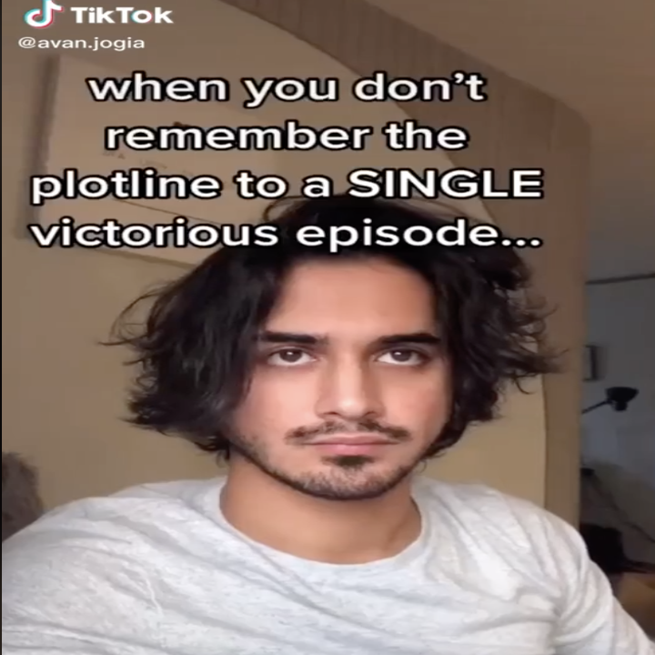 Avan Jogia's tiktok about victorious