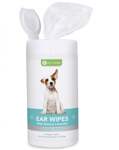 Vet Virtue Ear Wipes for Dogs