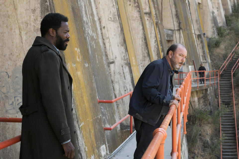 Colman Domingo as Victor Strand, Ruben Blades as Daniel Salazar in ‘Fear the Walking Dead’ (Photo: Richard Foreman, Jr/AMC)