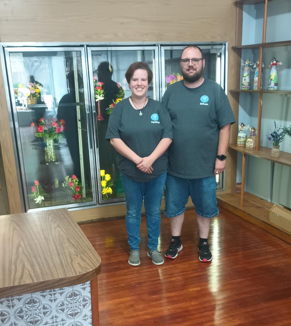 Business partners Ayesha Frazier and Ethan Ackerman are the new owners of Blossoms & Gifts in Galion, formerly Toni's Flowers.