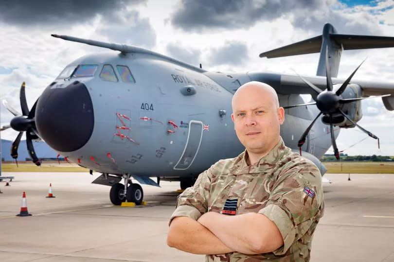 The Liberal Democrat candidate Cameron Thomas who served as RAF Police Officer