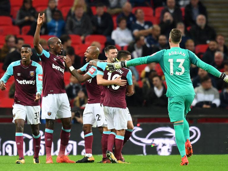 Slaven Bilic given something to smile about as West Ham stun Tottenham in League Cup fightback