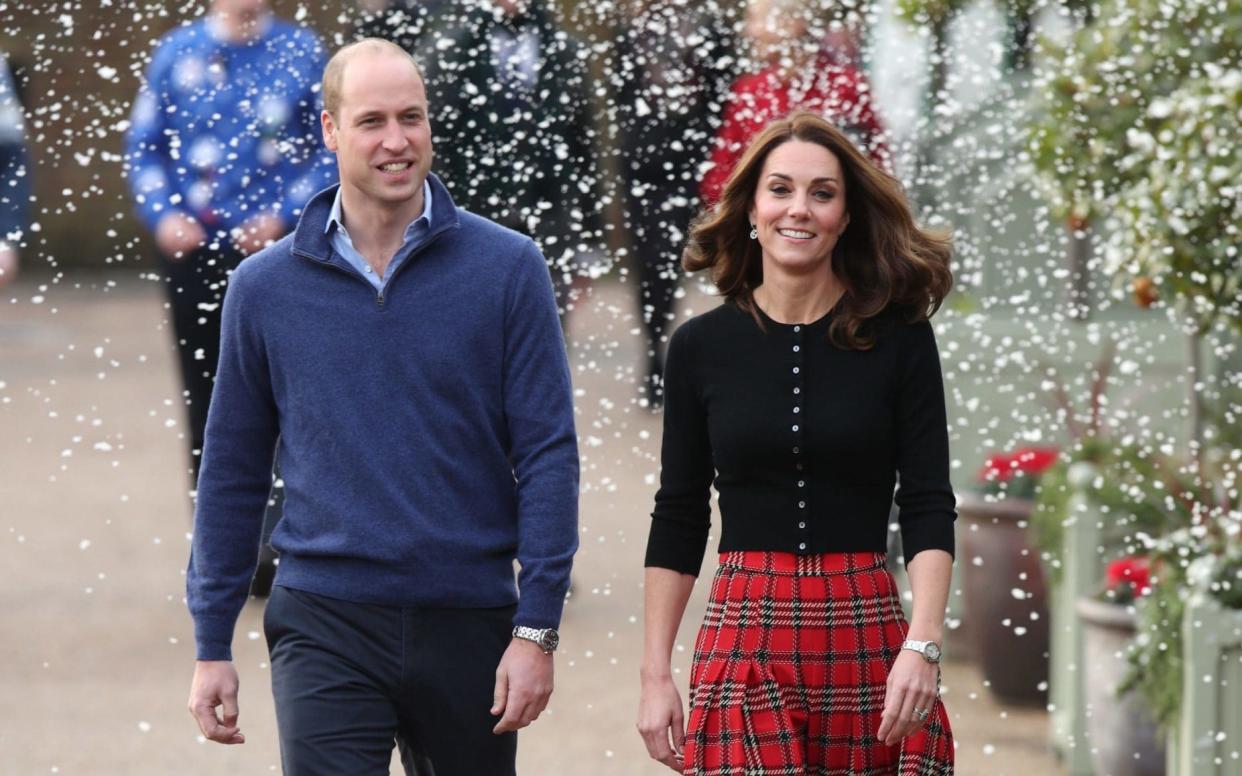 Duke and Duchess of Cambridge host Christmas party for RAF families - PA