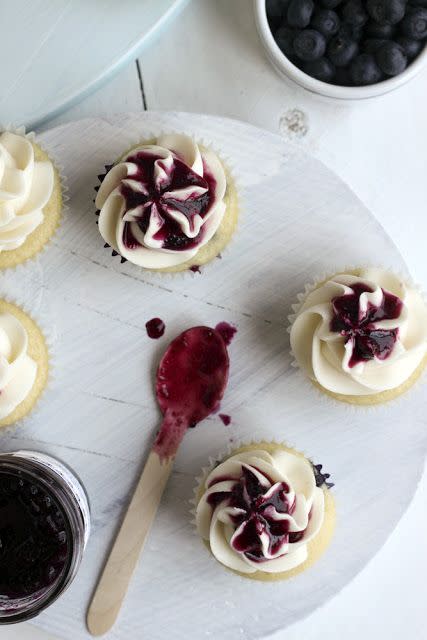Blueberry Preserves & Cupcakes