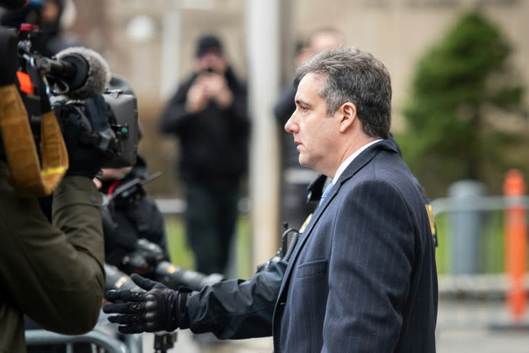 US President Donald Trump's former attorney Michael Cohen leaves US Federal Court in New York on December 12, 2018