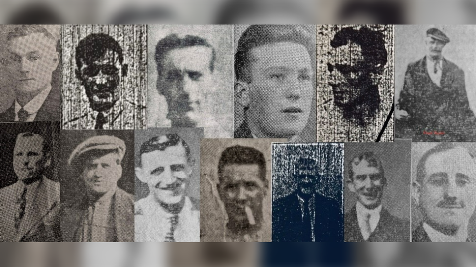 Photos of 13 miners killed at Markham pit