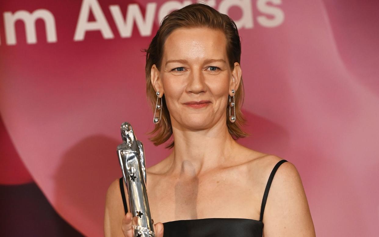 Sandra Hüller gewann 2023 für "Anatomie eines Falls" den Europäischen Filmpreis. Am 10. März könnte sich ein Oscar dazugesellen. (Bild: 2023 Getty Images/Matthias Nareyek)