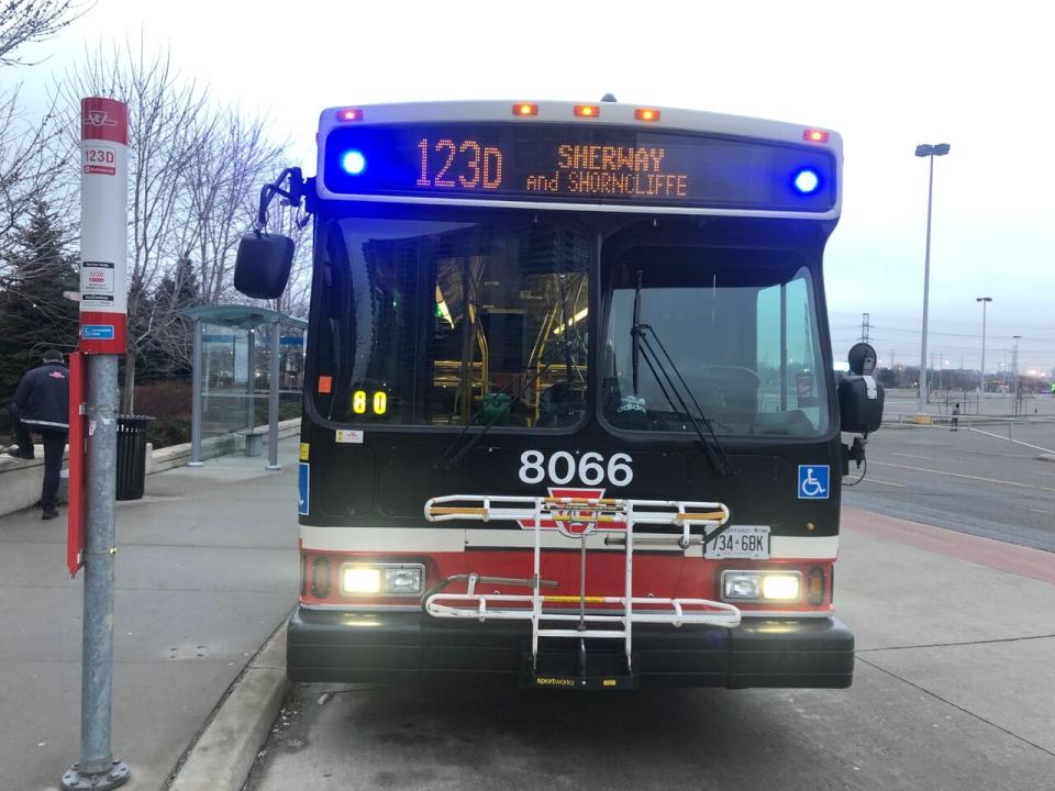 The 123 Sherway bus is one of 24 bus routes that will see a boost in service starting May 12. 