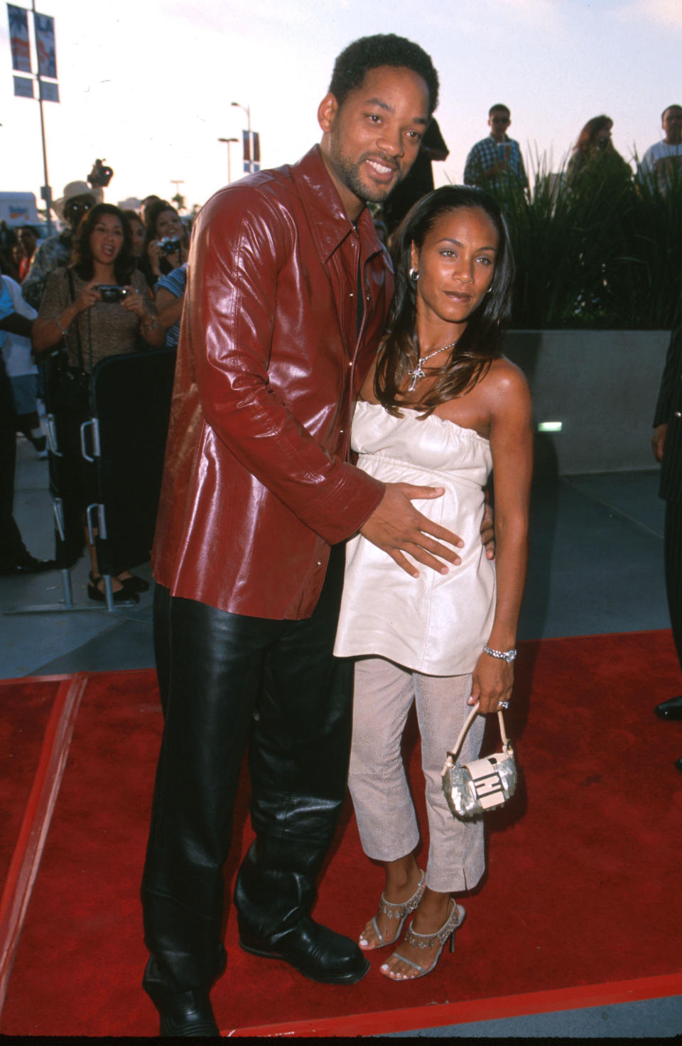 With Will Smith&nbsp;during the Oscar De La Hoya Fight the World Welterweight Championship at Staples Center in Los Angeles, CA in June 2000.&nbsp;