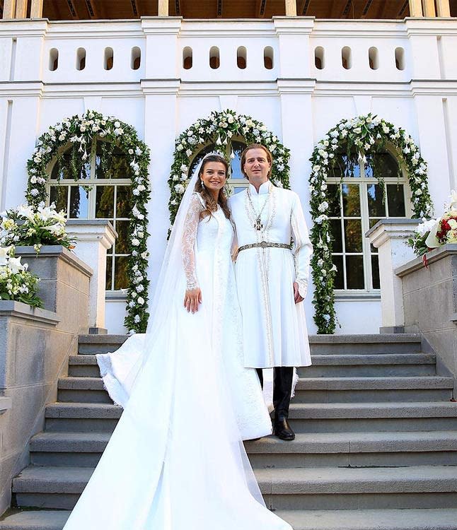 El príncipe el día de su boda