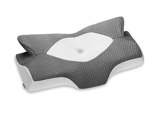 Elviros-Cervical-Memory-Foam-Pillow-Contour-Pillows-for-Neck-and-Shoulder-Pain-Ergonomic-Orthopedic-Sleeping-Neck-Contoured-Support-Pillow-for-Side-Sleepers-Back-and-Stomach-Sleepers-Dark-Grey