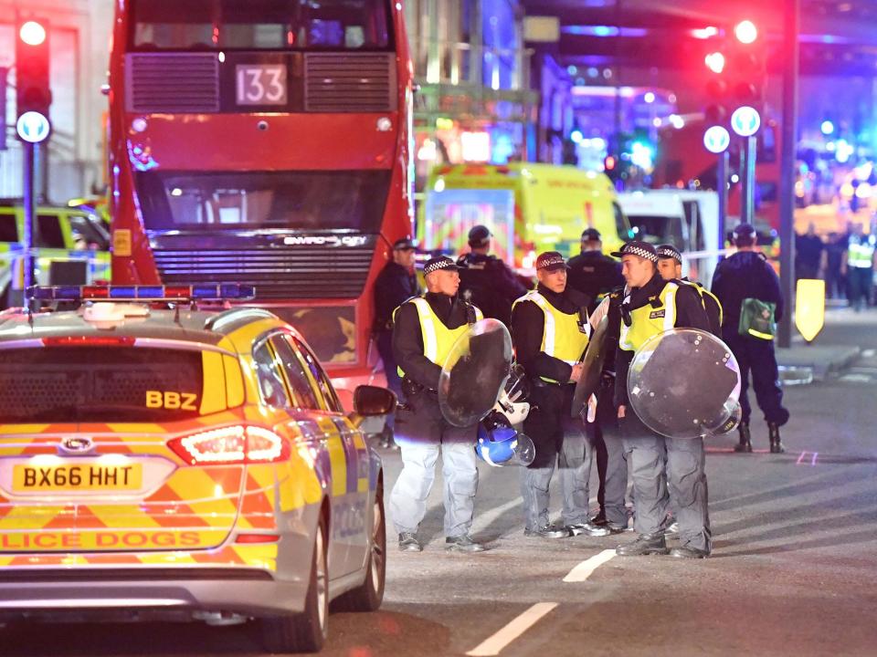 London terror attack: Woman 'saved 20 lives' by barricading door of restaurant as terrorists tried to enter