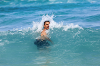 <b>Jan. 1, 2012:</b> "A nice way to celebrate the New Year for the President was to jump in the ocean in his native state of Hawaii. He was on his annual Christmas vacation with family and friends, and went swimming at Pyramid Rock Beach in Kaneohe Bay." (Official White House Photo by Pete Souza)