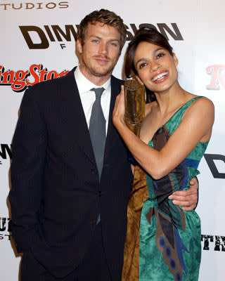 Jason Lewis and Rosario Dawson at the Westwood premiere of Dimension Films' Sin City