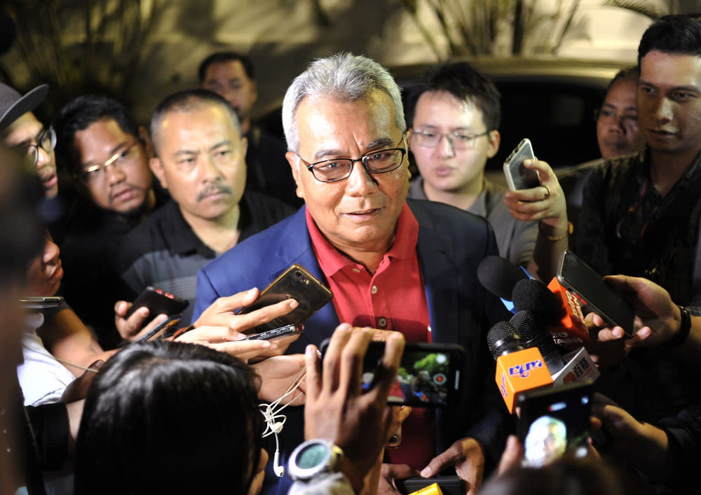 Datuk Seri Mohd Redzuan Md Yusof has called for an unscheduled press conference at his official residence this evening. — Picture by Shafwan Zaidon