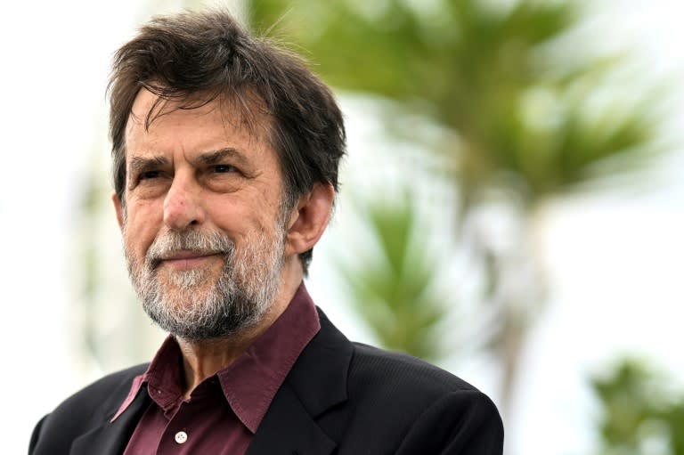 El director italiano Nanni Moretti, en el Festival de Cine de Cannes, en Francia, el 25 de mayo de 2023 (Patricia de Melo Moreira)