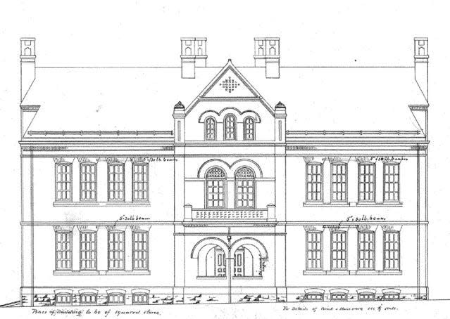 The Princess Street School’s drawing, from the hands of York’s noted Dempwolf design firm.