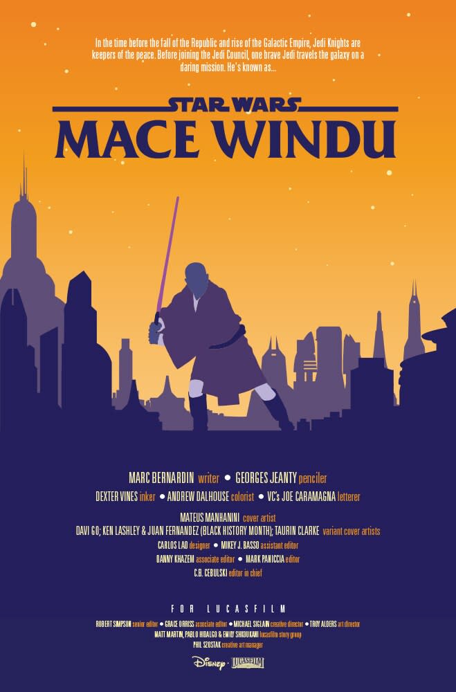 Star Wars: Mace Windu #1