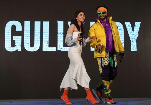 Alia Bhatt and Ranveer Singh will team up for the premiere of "Gully Boy" by Zoya Akhtar, one of Bollywood's few big-budget female directors