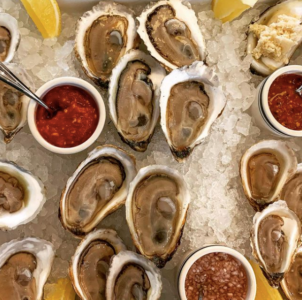 An assortment of oysters from Pearlstar Oyster Camp + Bar. The space, which closed abruptly in February, will soon be occupied by the Atwood Oyster House.