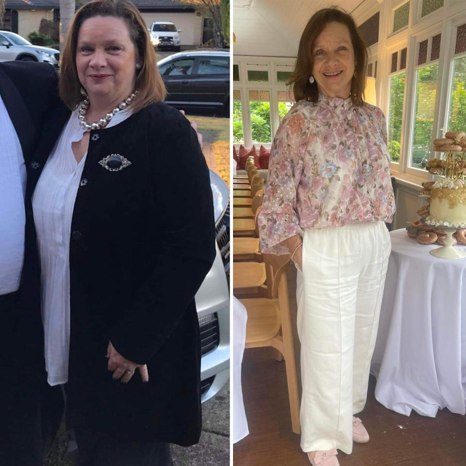louise weight loss before and after