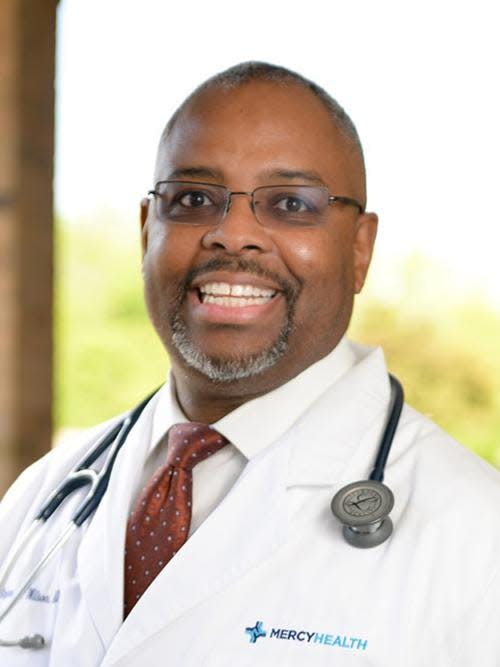 Dr. Stephen Wilson is a pediatrician in Forest Park. He learned how to swim at age 7.