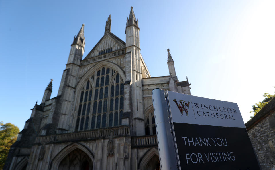 <p>Winchester: The area around the Hampshire town has been inhabited since pre-history. The cathedral is one of the largest in Europe, and dates from about 1079. (Andrew Matthews/PA Images via Getty Images) </p>