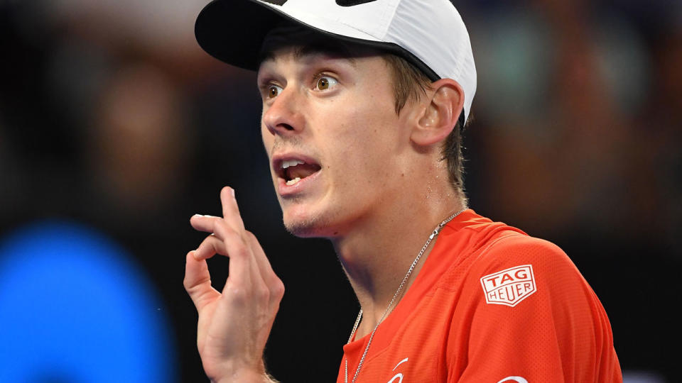 Alex de Minaur will continue to eschew controversy off the court. Pic: Getty