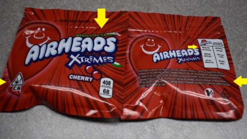 "Xtreme Airheads" cannabis candy